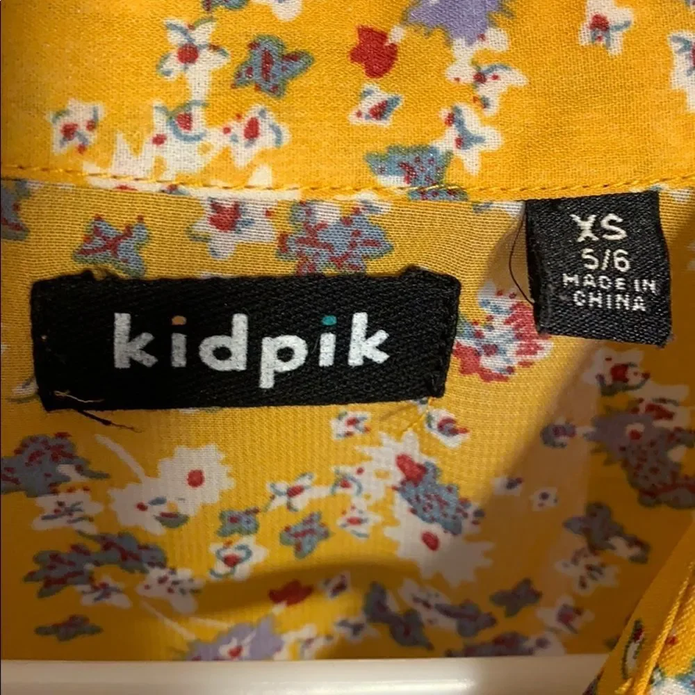 Kidpik Outfit Jean Jacket, Blouse, Dress Size 5/6